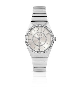 Orologio Donna Solo Tempo in Acciaio con Quadrante Bianco OPSPW-896-3450 - Ops Objects
