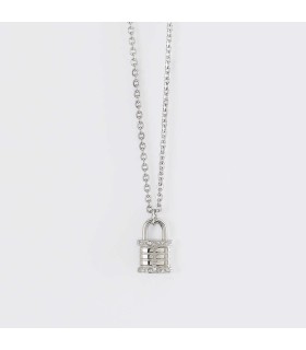 Collana Donna in Acciaio con Lucchetto - 2Jewels