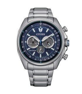 Orologio Uomo Crono Active OF EcoDrive in Acciaio Quadrante Blu CA4560-81L - Citizen