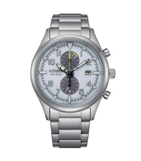 Orologio Uomo Crono Classic EcoDrive in Acciaio Quadrante Grigio CA7028-81A - Citizen