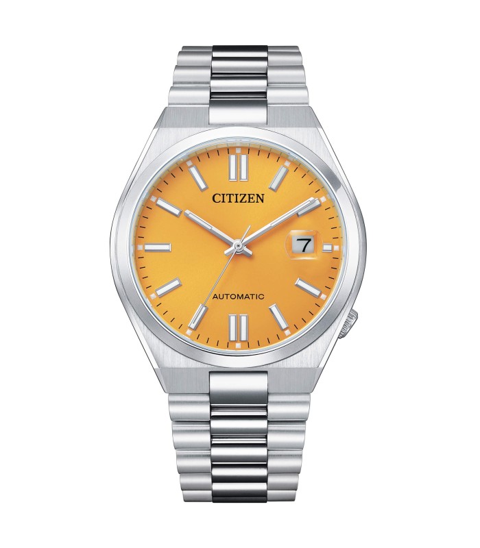 Orololgio Uomo Solo Tempo Automatico Quadrante Giallo NJ0150-81Z - Citizen