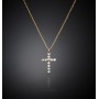 Collana Donna Bold Cross Dorata con Croce e Pietre J19AWC11 - Chiara Ferragni