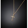 Collana Donna Gothic Cross Dorata con Croce e Pietre J19AWC14 - Chiara Ferragni