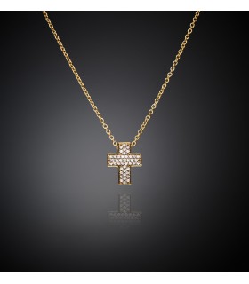 Collana Donna Squared Cross Small Dorata con Croce con Pavè J19AWC08 - Chiara Ferragni