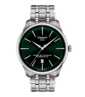 Orologio Uomo Chemin des Tourelles 42mm Powermatic 80 Quadrante Verde  T139.407.11.091.00 - Tissot