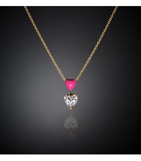 Collana Donna Collezione Cuoricino Neon con Smalto Rosa J19AWD01 - Chiara Ferragni