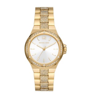 Orologio Donna Lennox Solo Tempo in Acciaio Dorato con Pietre MK7361 - Michael Kors