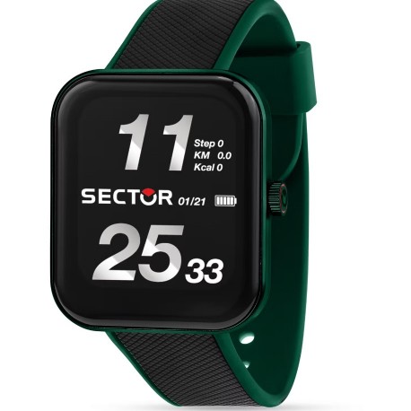 Orologio Smartwatch S-03 Pro Light Green/Black R3251171001 - Sector