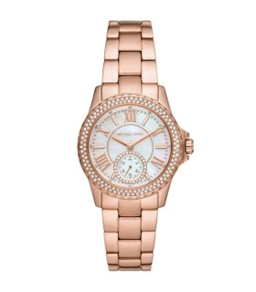 Orologio Donna Everest Solo Tempo in Acciaio Rosè con Quadrante Madreperla MK7364 - Michael Kors