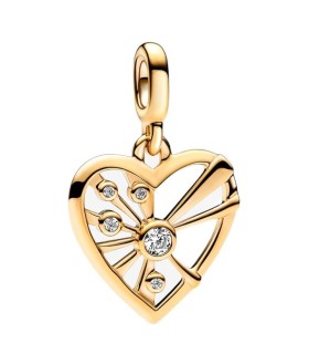 Charm Pendente Pandora ME Medallion Heart and Rays 762691C01 -Pandora