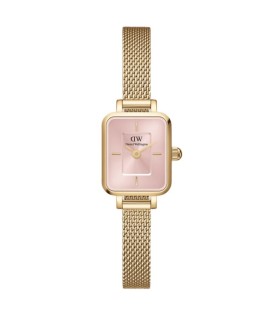 Orologio Donna Quadro Mini Melrose  Gold Blush DW00100655 - Daniel Welligton