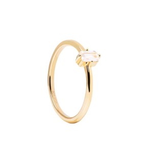 Anello Donna Mia in Argento Dorato con Zircone AN01-806 - PDPAOLA