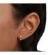 Mono Orecchino Donna Piercing Eli in Argento Dorato e zircone PG01-776-U - PDPAOLA