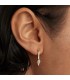 Mono Orecchino Donna Piercing Super Vero in Argento Dorato e zircone PG01-728-U - PDPAOLA
