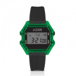 Orologio Uomo Cassa M Nera e Verde e Cinturino Nero  IAM-KIT539 - I Am Watch
