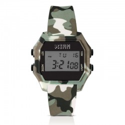 Orologio Uomo Digitale in Silicone Camouflage - I Am Watch