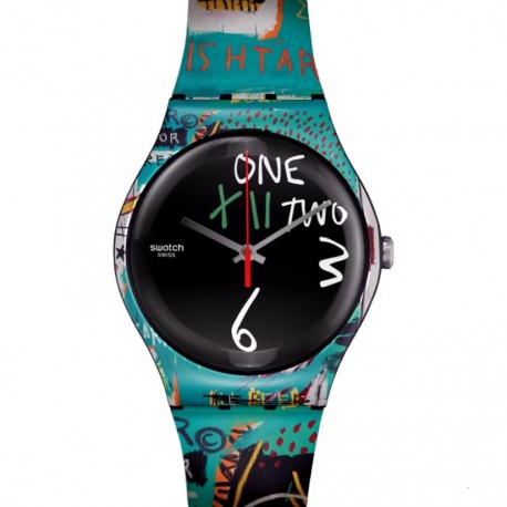 Orologio Ishtar By Jean-Michael Basquiat SUOZ356 - Swatch