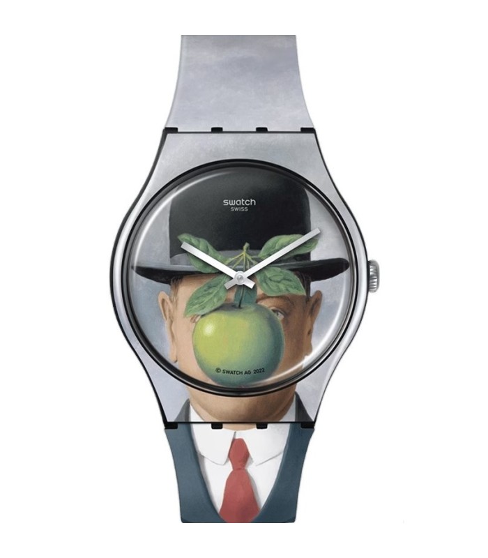 Orologio Le Fils de l'Homme by Rene Magritte SUOZ350 - Swatch