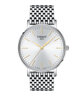 Orologio Uomo Solo Tempo Everytime 40mm in Acciaio Quadrante Bianco T143.410.11.011.01 - Tissot