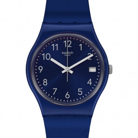 Orologio Silver in Blue Solo Tempo GN416 - Swatch