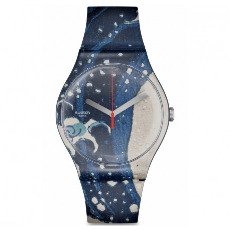 Orologio The Great Wave By Hokusai & Astrolabe SUOZ351 - Swatch