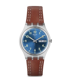 Orologio Windy Dune Solo Tempo in Pelle GE709 - Swatch
