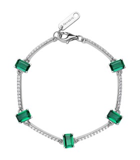 Bracciale Fancy in Argento con Zirconi Emerald FLG04 - Brosway