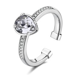 Anello Tring Argento Swarosky Cristal Donna - Brosway