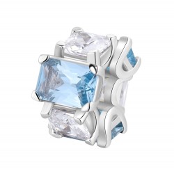 Charm Donna Fancy in Argento con Zirconi Light Sapphire FCL02 - Brosway