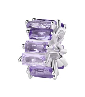 Charm Fancy in Argento con Zirconi Amethyst FMP03 - Brosway