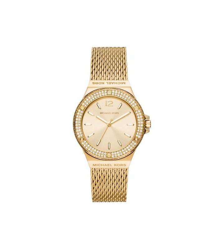 Orologio Donna Lennox in Acciaio Dorato Maglia Milano MK7335 - Michael Kors