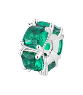 Charm Fancy in Argento con Zirconi Emerald FLG03 - Brosway