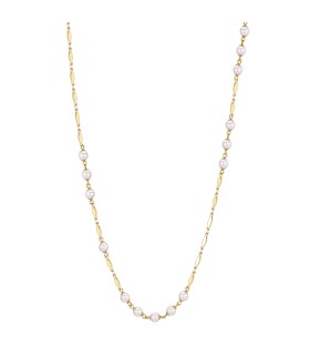 Collana Donna Affinity in Acciaio Dorato con Perle BFF157 - Brosway