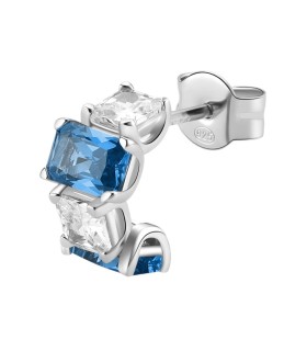 Orecchino Donna Cerchietto Fancy in Argento con Zirconi Sapphire FFB08 - Brosway