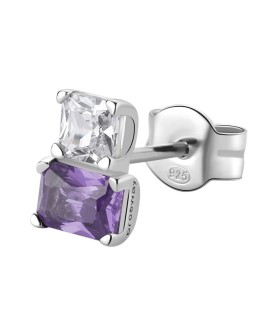 Orecchino Donna Fancy in Argento con Zirconi Amethyst FMP10 - Brosway