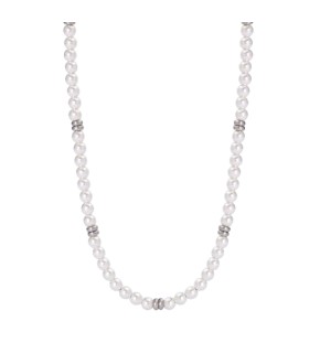 Collana Uomo Girocollo con Perle - 2Jewels
