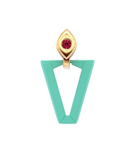 Mono Orecchino Donna Uali Mint X NN in Argento Dorato DVF-OR-LU12 - Valentina Ferragni