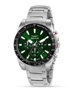 Orologio Uomo 450 Cronografo in Acciaio Quadrante Verde R3273776010 - Sector