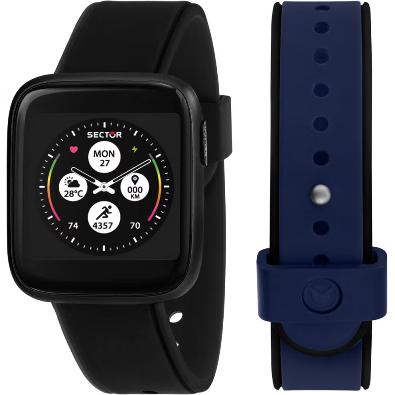 Orologio Sector - Smartwatch S-04 Colours Cinturino in Gomma R3253158010