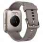 Orologio Smartwatch con Case Quadrata e Cinturino in Gomma Beige X03A-003VY- Vagary