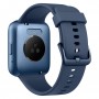 Orologio Smartwatch con Case Quadrata e Cinturino in Gomma Blu X03A-002VY - Vagary