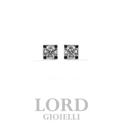Orecchini Donna Punto Luce con Diamanti ct. 0.11 G Vs - Giorgio Visconti