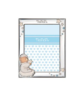Cornice Argento Tato Azzurro 130x180mm NCO0036 - Nanan