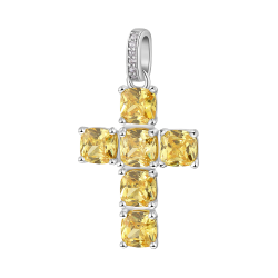 Pendente Donna Fancy Energy Yellow Croce FEY03 - Brosway