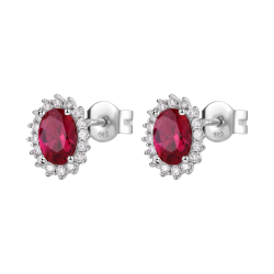 Orecchini Donna Fancy in Argento Passion Ruby FPR15 - Brosway