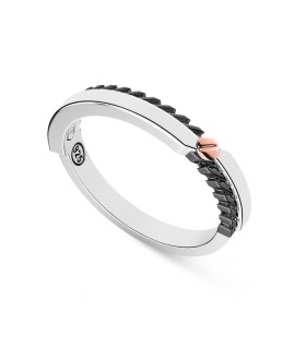 Anello Eternity 925 Chevralier in Argento e Oro Rosa EXA152R - Zancan