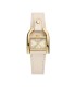 Orologio Donna Harwell in Pelle Beige e Cassa Quadrata in Acciaio Dorato ES5280 - Fossil