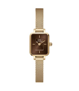 Orologio Quadro Mini Evergold Gold Amber DW00100654 - Daniel Wellington