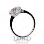 Anello Donna in Oro Bianco con Rubino ct.1,40e Diamanti ct. 0,55 G VS AA 031424 RB17- Davite & Delucchi