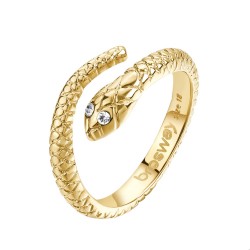Anello Donna Chakra Serpente in Pvd Oro BHKR006 - Brosway